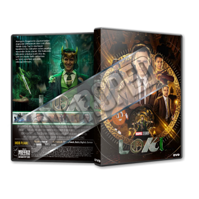 Loki Dizisi Türkçe Dvd Cover Tasarımı